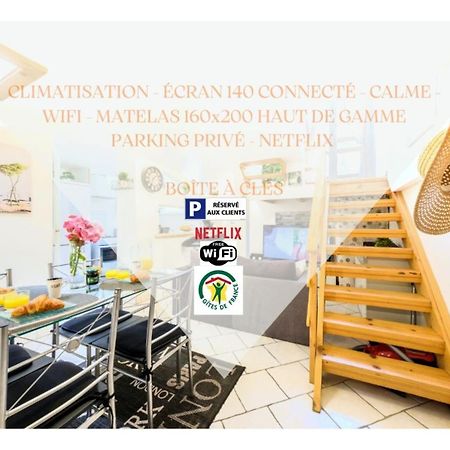 Beau Duplex 54M2, Classe 3 Etoiles Et Label "Gite De France" 5Min Centre, 15Min Gare Climatisation, Calme, 2 Chambres, Netflix Wifi, Tv 140Cms, Parking, Boite A Cles Arrivee Tardive - Gites La Tarine - Albertville Exteriér fotografie